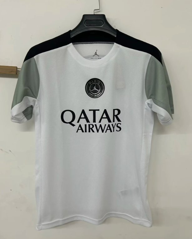 AAA Quality Paris St Germain 26/27 White/Grey Training Jersey